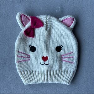 Harper Canyon ~ Toque ~ Cream with Pink ~ Kitten ~ Child One Size ~ Brand New!